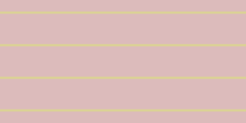 #dcbbbb, #dbd393 horizontal lines, seven pixels wide, ninety-nine pixels apart