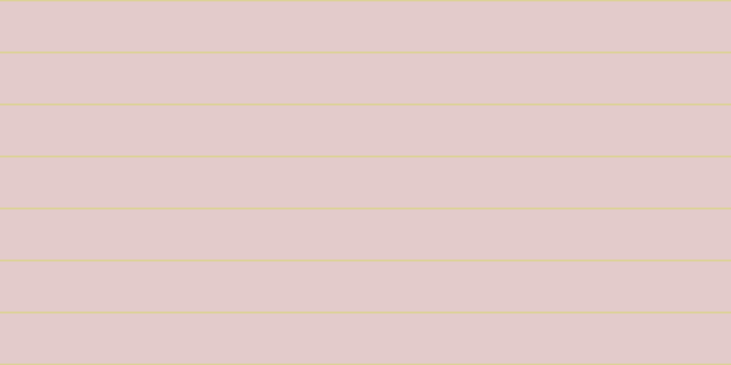#dcbbbb (75%), #dbd393 horizontal lines, two pixels wide, fifty-five pixels apart