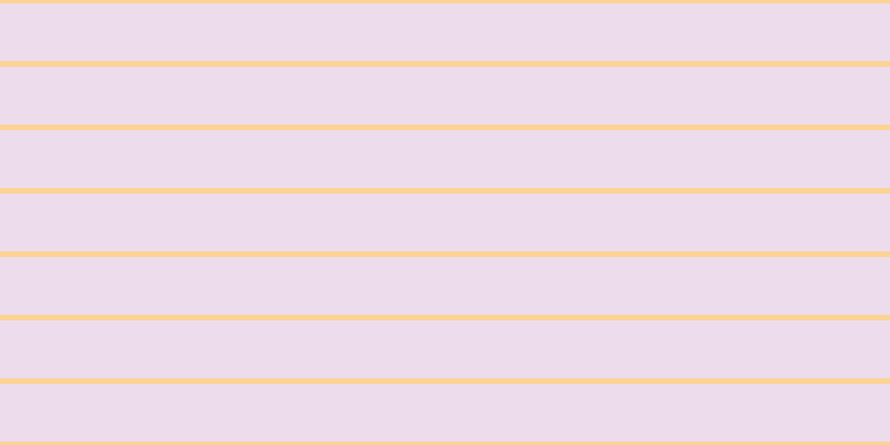 #dcbbdc (50%), #fcd393 horizontal lines, five pixels wide, fifty-two pixels apart