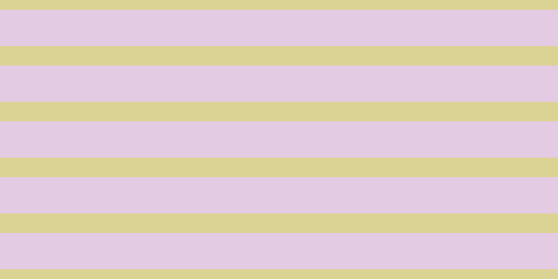 #dcbbdc (75%), #dbd393 horizontal lines, twenty-eight pixels wide, fifty-two pixels apart