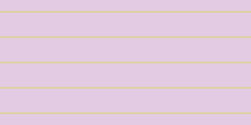 #dcbbdc (75%), #dbd393 horizontal lines, five pixels wide, seventy-six pixels apart