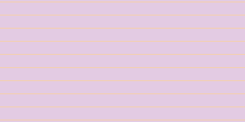 #dcbbdc (75%), #fcd393 horizontal lines, two pixels wide, forty-one pixels apart