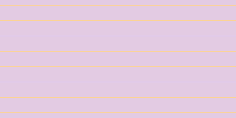 #dcbbdc (75%), #fcd393 horizontal lines, two pixels wide, fifty pixels apart