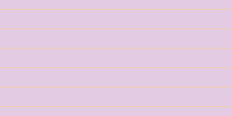 #dcbbdc (75%), #fcd393 horizontal lines, two pixels wide, sixty-five pixels apart