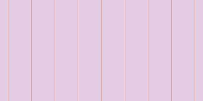 #dcbbdc (75%), #eba393 vertical lines, two pixels wide, ninety pixels apart