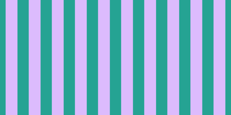 #dcbbfd, #25a393 vertical lines, thirty-nine pixels wide, forty-one pixels apart