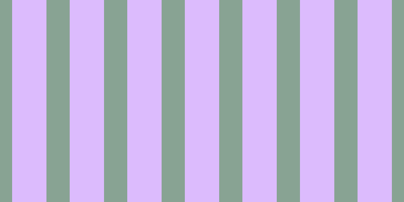 #dcbbfd, #88a393 vertical lines, forty-six pixels wide, sixty-eight pixels apart