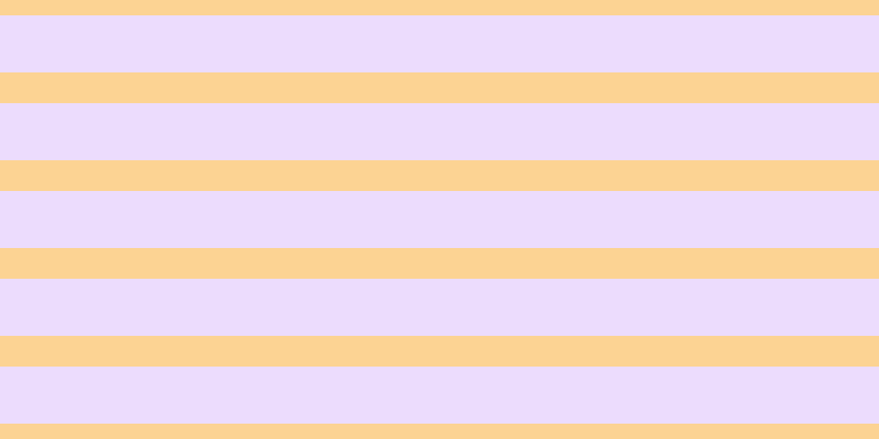 #dcbbfd (50%), #fcd393 horizontal lines, twenty-eight pixels wide, fifty-two pixels apart