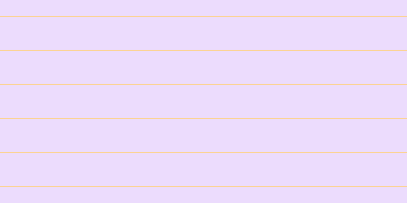 #dcbbfd (50%), #fcd393 horizontal lines, two pixels wide, sixty-five pixels apart