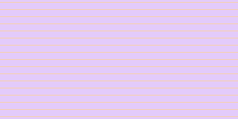 #dcbbfd (75%), #fcd393 horizontal lines, two pixels wide, twenty-two pixels apart