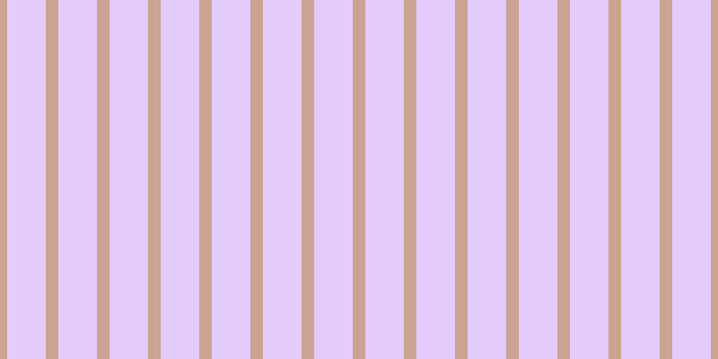 #dcbbfd (75%), #caa393 vertical lines, fourteen pixels wide, forty-three pixels apart