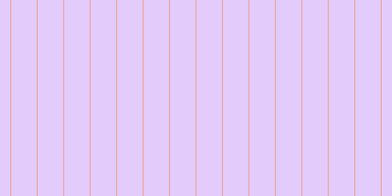 #dcbbfd (75%), #eba393 vertical lines, two pixels wide, fifty-two pixels apart