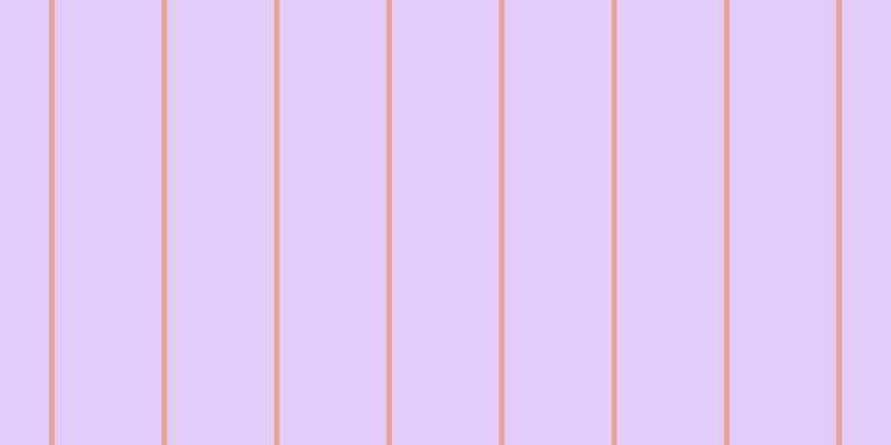 #dcbbfd (75%), #eba393 vertical lines, five pixels wide, ninety-six pixels apart