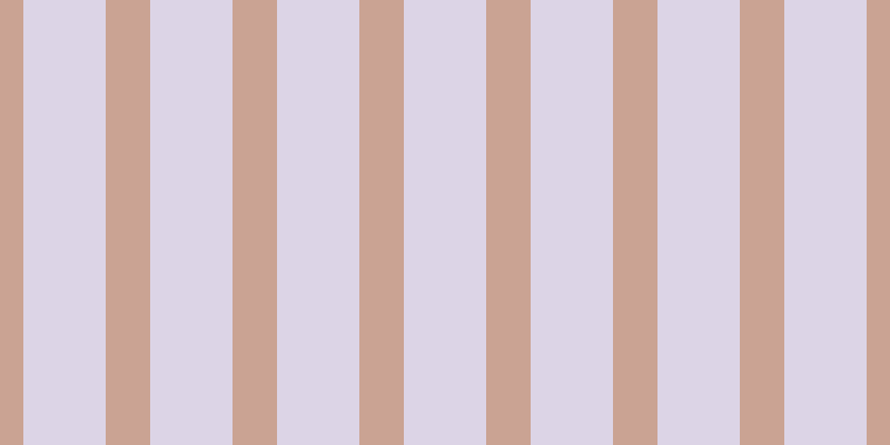 #dcd4e6, #caa393 vertical lines, forty pixels wide, seventy-four pixels apart