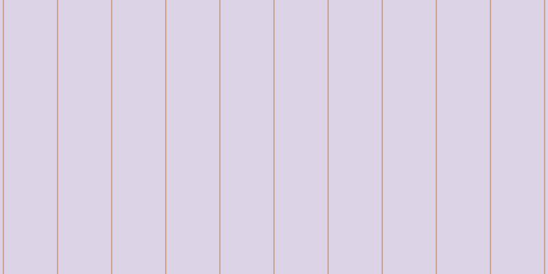 #dcd4e6, #caa393 vertical lines, two pixels wide, seventy-seven pixels apart