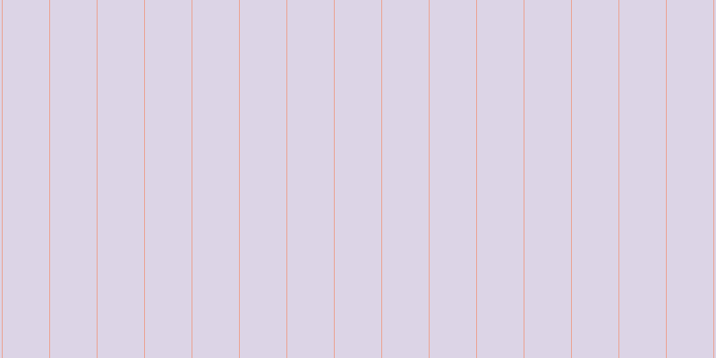 #dcd4e6, #eba393 vertical lines, one pixels wide, fifty-two pixels apart