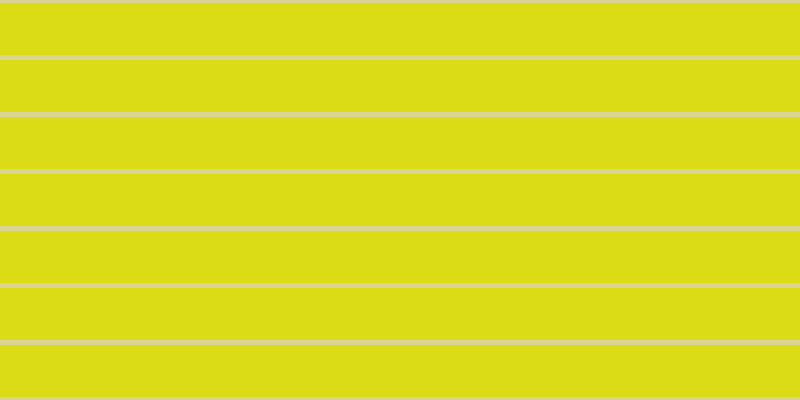 #dcdc16, #dbd393 horizontal lines, five pixels wide, fifty-two pixels apart