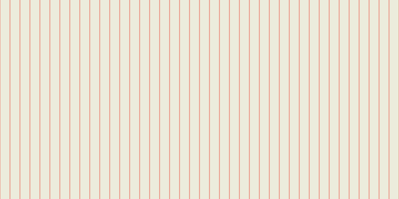 #dcdcbb (50%), #eba393 vertical lines, two pixels wide, eighteen pixels apart