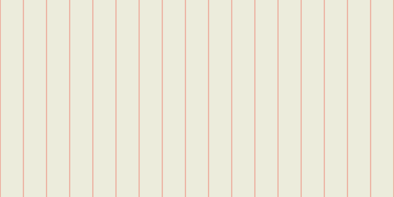 #dcdcbb (50%), #eba393 vertical lines, two pixels wide, forty-five pixels apart