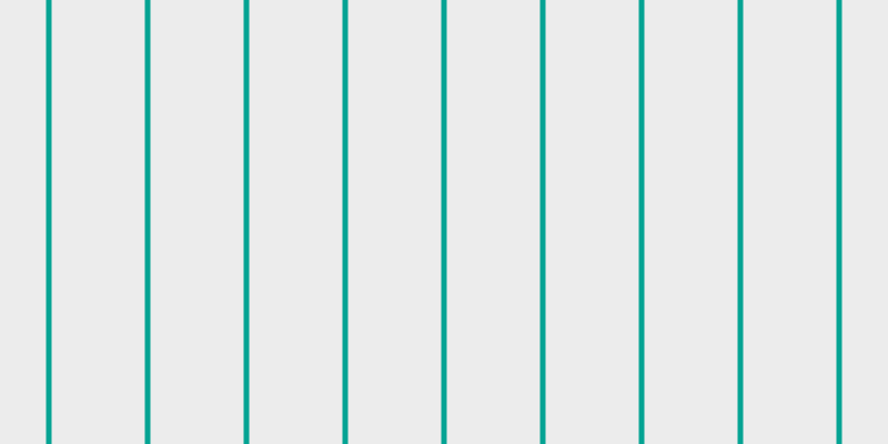 Gainsboro (50%), #04a393 vertical lines, five pixels wide, eighty-four pixels apart