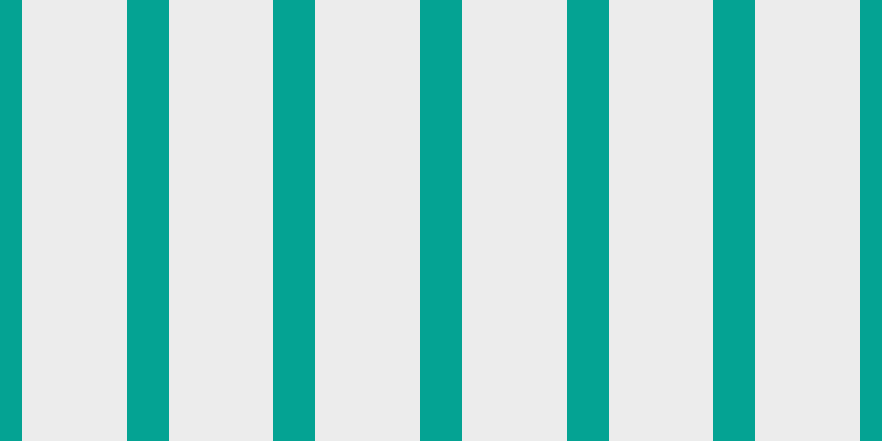 Gainsboro (50%), #04a393 vertical lines, thirty-eight pixels wide, ninety-five pixels apart