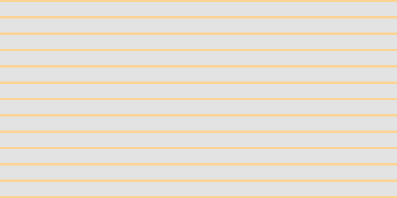 Gainsboro (75%), #fcd393 horizontal lines, five pixels wide, twenty-eight pixels apart