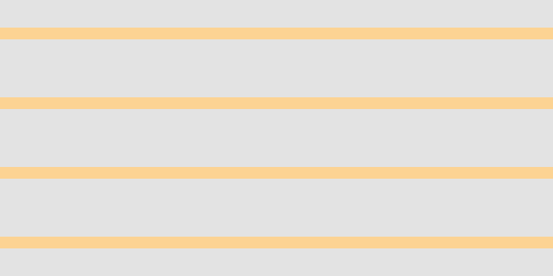 Gainsboro (75%), #fcd393 horizontal lines, seventeen pixels wide, eighty-four pixels apart
