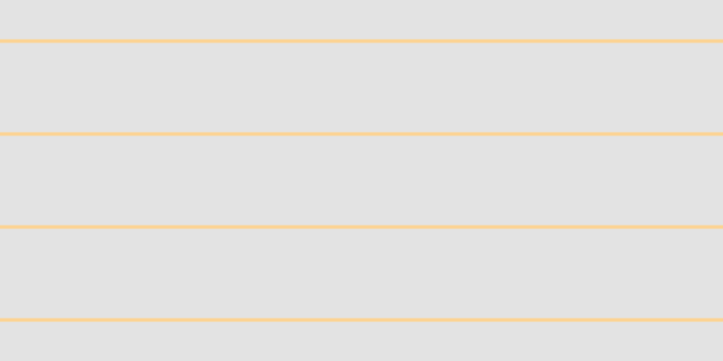 Gainsboro (75%), #fcd393 horizontal lines, four pixels wide, ninety-nine pixels apart