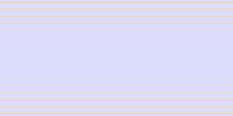 #dcdcfd, #fcd393 horizontal lines, two pixels wide, twenty-two pixels apart