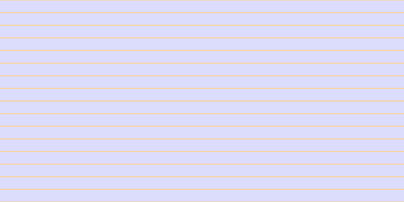 #dcdcfd, #fcd393 horizontal lines, two pixels wide, twenty-three pixels apart