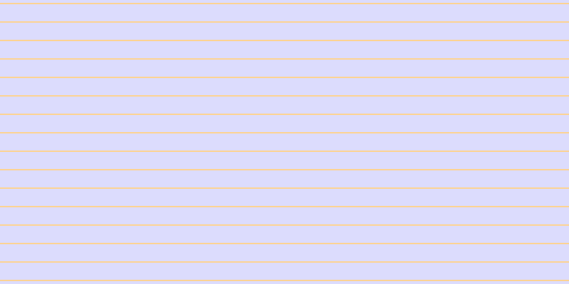 #dcdcfd, #fcd393 horizontal lines, two pixels wide, twenty-four pixels apart