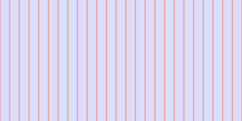 #dcdcfd, #eba393 vertical lines, four pixels wide, twenty-eight pixels apart