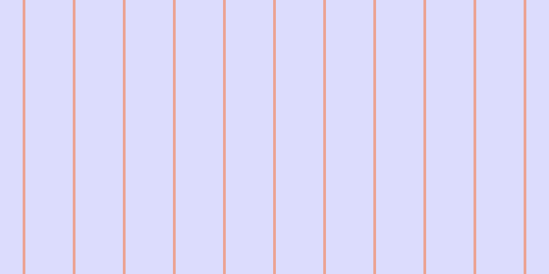 #dcdcfd, #eba393 vertical lines, four pixels wide, sixty-nine pixels apart