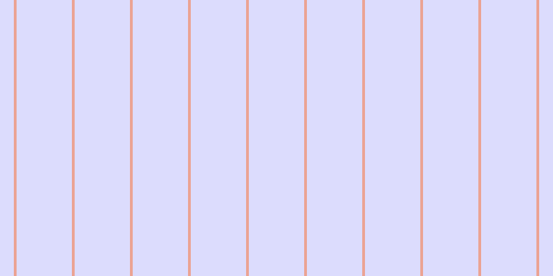 #dcdcfd, #eba393 vertical lines, four pixels wide, eighty pixels apart