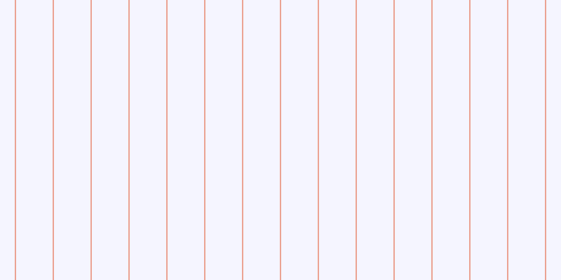 #dcdcfd (25%), #eba393 vertical lines, two pixels wide, fifty-two pixels apart