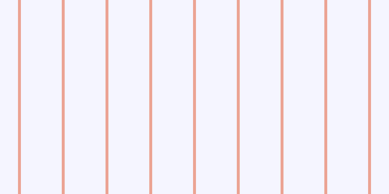 #dcdcfd (25%), #eba393 vertical lines, six pixels wide, eighty-four pixels apart