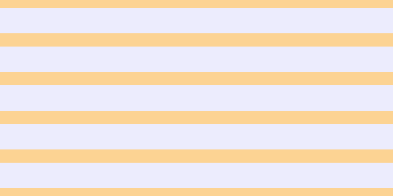 #dcdcfd (50%), #fcd393 horizontal lines, twenty-seven pixels wide, fifty-two pixels apart