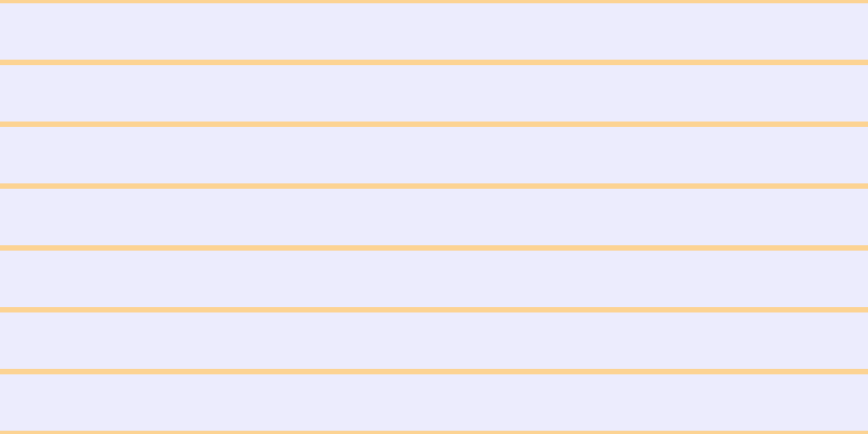 #dcdcfd (50%), #fcd393 horizontal lines, five pixels wide, fifty-two pixels apart