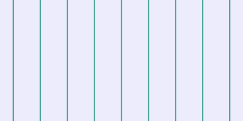 #dcdcfd (50%), #46a393 vertical lines, five pixels wide, eighty-four pixels apart