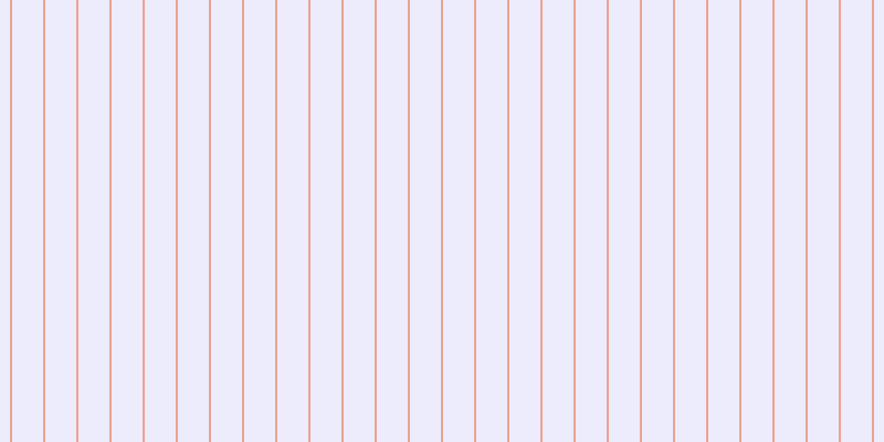 #dcdcfd (50%), #eba393 vertical lines, two pixels wide, twenty-eight pixels apart