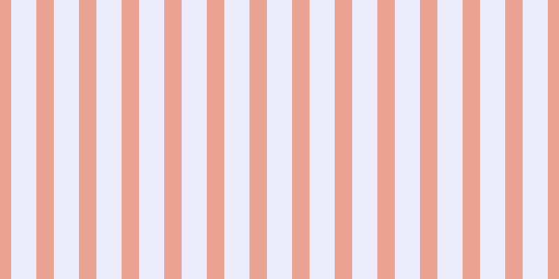 #dcdcfd (50%), #eba393 vertical lines, twenty-five pixels wide, thirty-six pixels apart