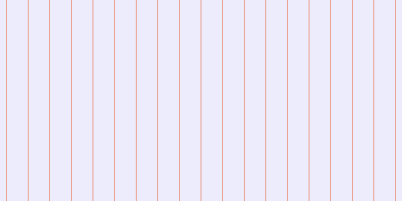 #dcdcfd (50%), #eba393 vertical lines, two pixels wide, forty-one pixels apart
