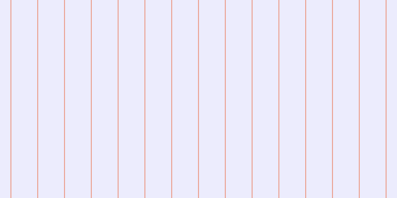 #dcdcfd (50%), #eba393 vertical lines, two pixels wide, fifty-two pixels apart