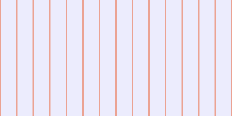 #dcdcfd (50%), #eba393 vertical lines, five pixels wide, fifty-two pixels apart