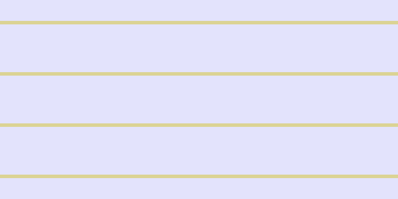 #dcdcfd (75%), #dbd393 horizontal lines, seven pixels wide, ninety-six pixels apart
