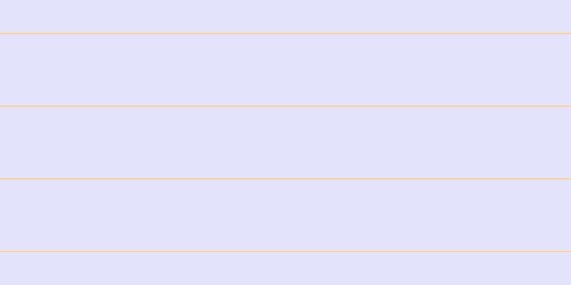 #dcdcfd (75%), #fcd393 horizontal lines, two pixels wide, one hundred pixels apart
