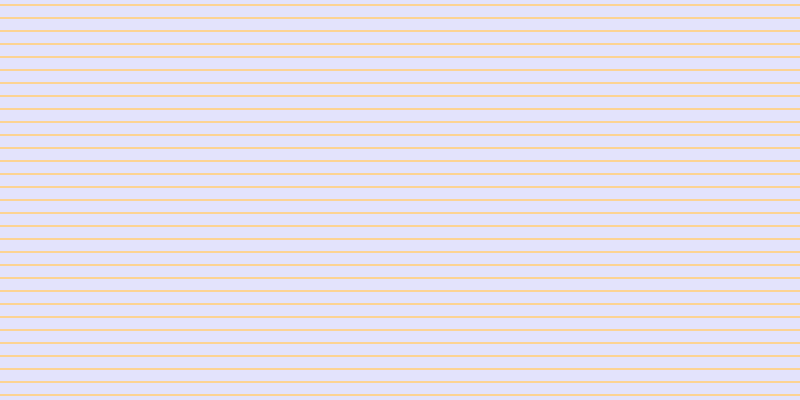 #dcdcfd (75%), #fcd393 horizontal lines, two pixels wide, eleven pixels apart