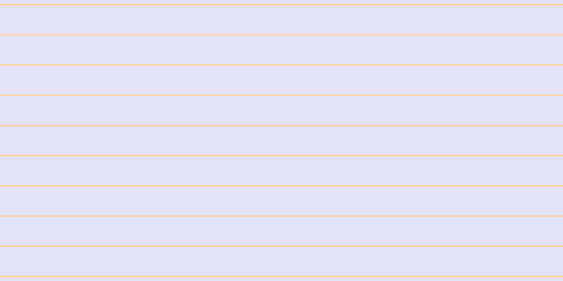 #dcdcfd (75%), #fcd393 horizontal lines, two pixels wide, forty-one pixels apart