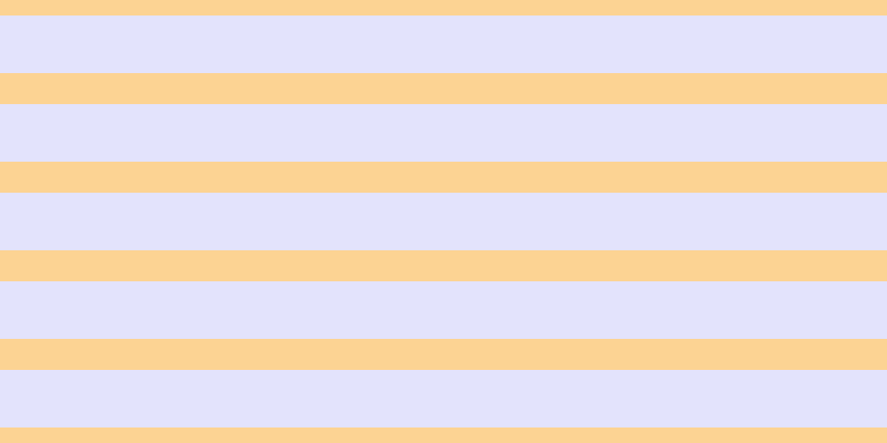 #dcdcfd (75%), #fcd393 horizontal lines, twenty-eight pixels wide, fifty-two pixels apart