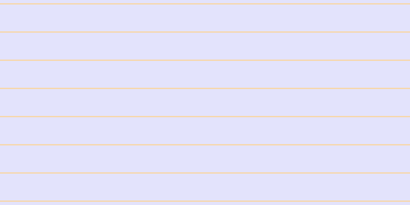 #dcdcfd (75%), #fcd393 horizontal lines, two pixels wide, fifty-three pixels apart